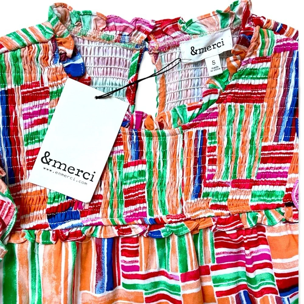 EnMerci Multicolor Striped Top - Picture 4 of 5